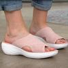 Sandali da Donna Forza Elastica Scarpe Estive con Tacco Basso Sandali Estivi Ciabattine da Donna Leggere Slip-on Sandali con Tacco Femminili