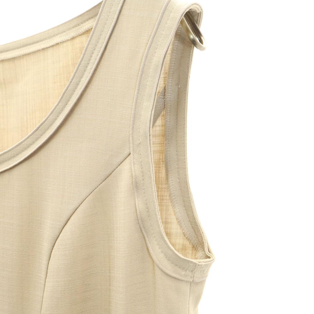 FOXEY NEW YORK vyrobeno v Japonsku Mini šaty bez rukávů 38 Béžová Dámské Použité