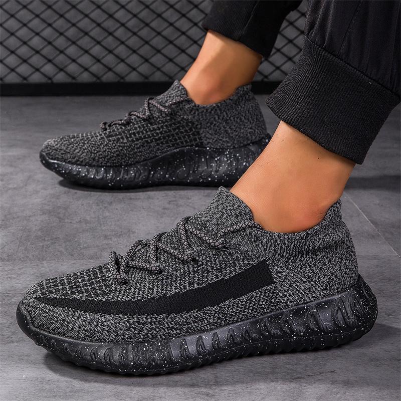 TUINANLE Pánske bežecké topánky sieťovaná priedušná platforma tenisky na šnurovanie ľahké tenisky vulkanizované topánky