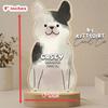 Personalized Animal Pattern Night Light Personalized Text Golden Retriever LED  Design Cute Dog Themed Home Decor Souvenir Gift