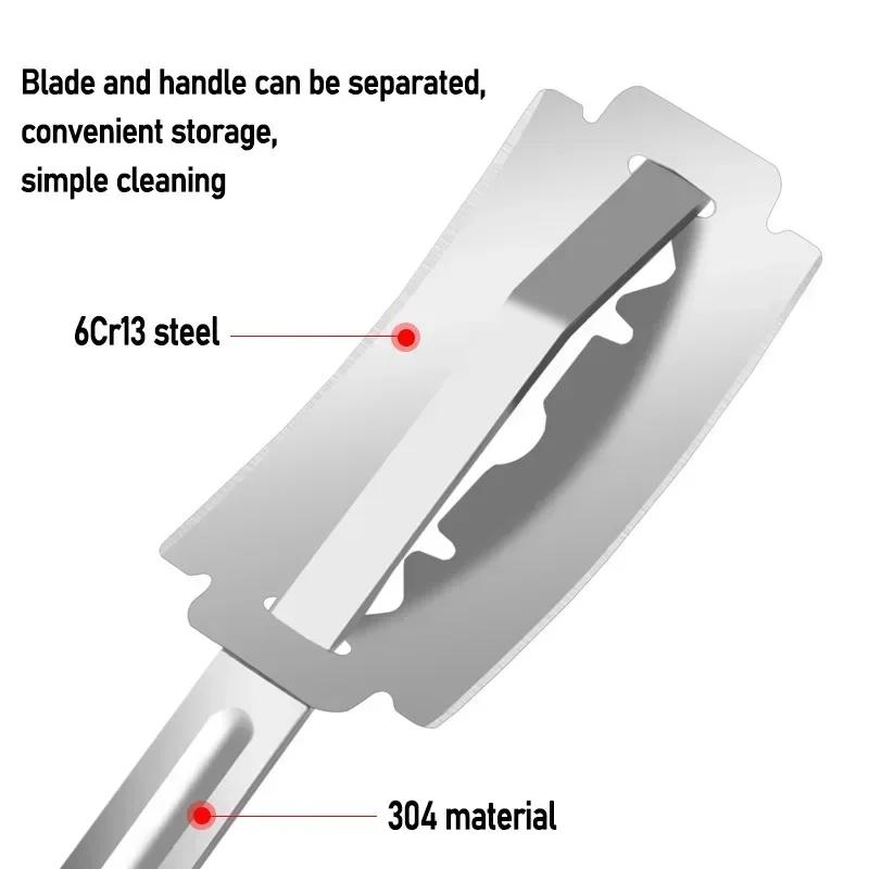 Řezačka na chléb Nástroj na nařezávání Chlebová lamela Čepel na nařezávání těsta Nástroje Výroba Žiletkový nůž Zakřivený nůž s koženou ochranou