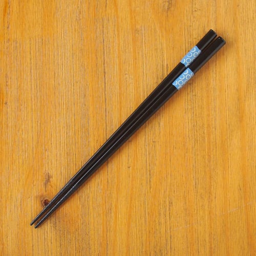 Awasaka "Brush Blue" 100-round Chopsticks, Tonbo-dama Design, Natural Wood, Approx. 23cm, Dishwasher Safe, Made In Japan, MN-919