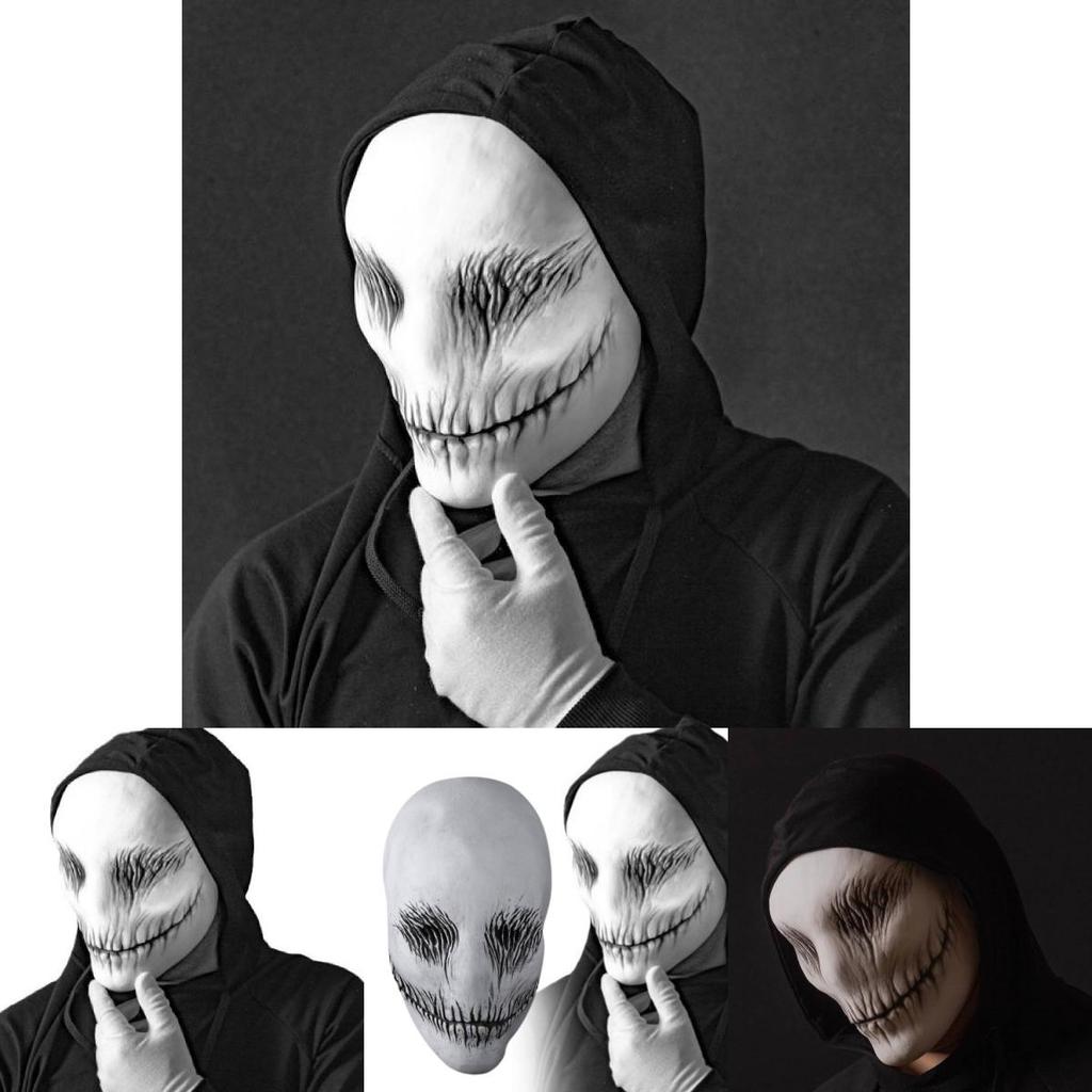 Spooky Halloween Ghost Latex Mask For Costume Parties Cosplay Accessories And Props