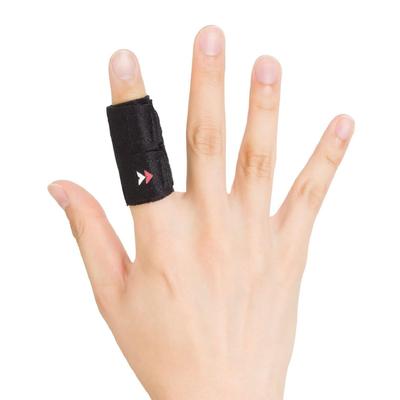 Finger Single Finger for Volleyball and Size M Supporter, Wrap, Basketball, 373802, Black,