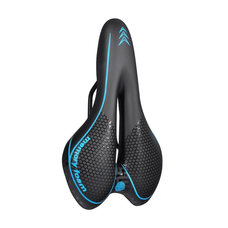 

Waterproofed Bicycles Seated Cushions High Elasticities Comfortable Saddles for Mountain Folded City Bicycles чорний/синій