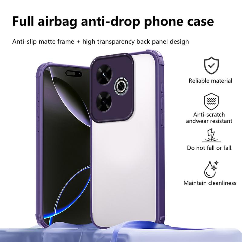 For Redmi A3 Pro A3X Ultra Thin Clear Acrylic Phone Case For Redmi 15 14C 14R 13 13C Transparent Shockproof Cover For Redmi 12
