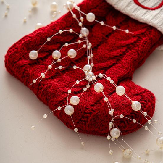 Christmas Tree Pendant DIY Hanging Ornament Festive Atmosphere Bead Strings for