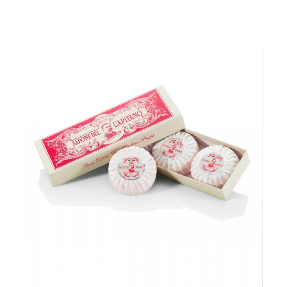Pasta Del Capitano 1905 [Capitano 1905] Capitano  Damask Rose  Premium Soap Set NONE