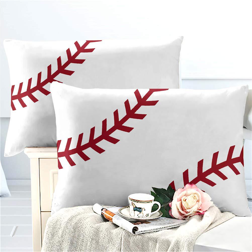 Baseball Three-Piece Quilt Cover Digital Printing Bedding Set Bed Cover