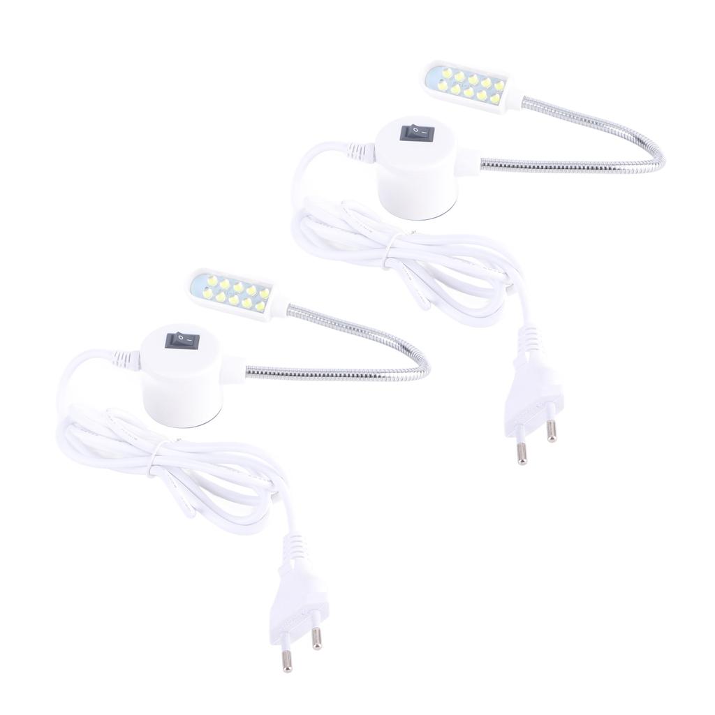 2pcs LED Sewing Machine Light Flexible Work Sewing Light with Magnetic Base