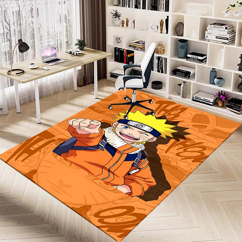 1pc Narutos Adventure Begins Carpet for Playroom Bedroom Living Room Sofa Home Decor,kids Game Area Rug Non-slip Floor Mat Y723109