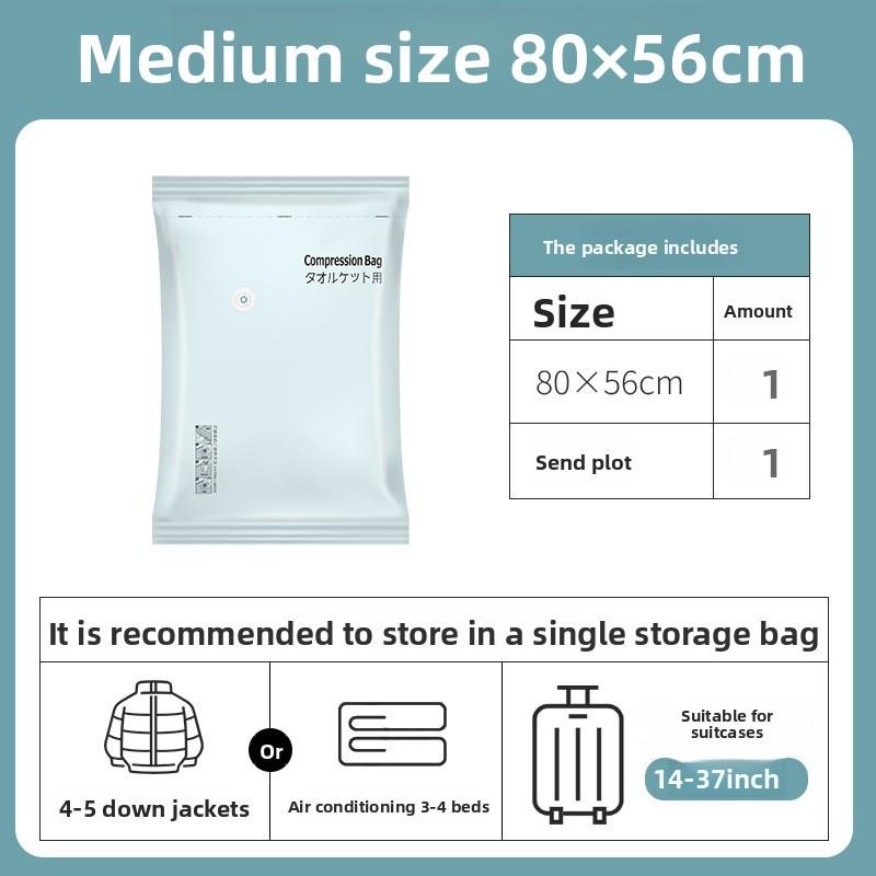 Vacuum Storage Bag For Clothes And Comforters With Pa Pe Material For Home Organization Storage