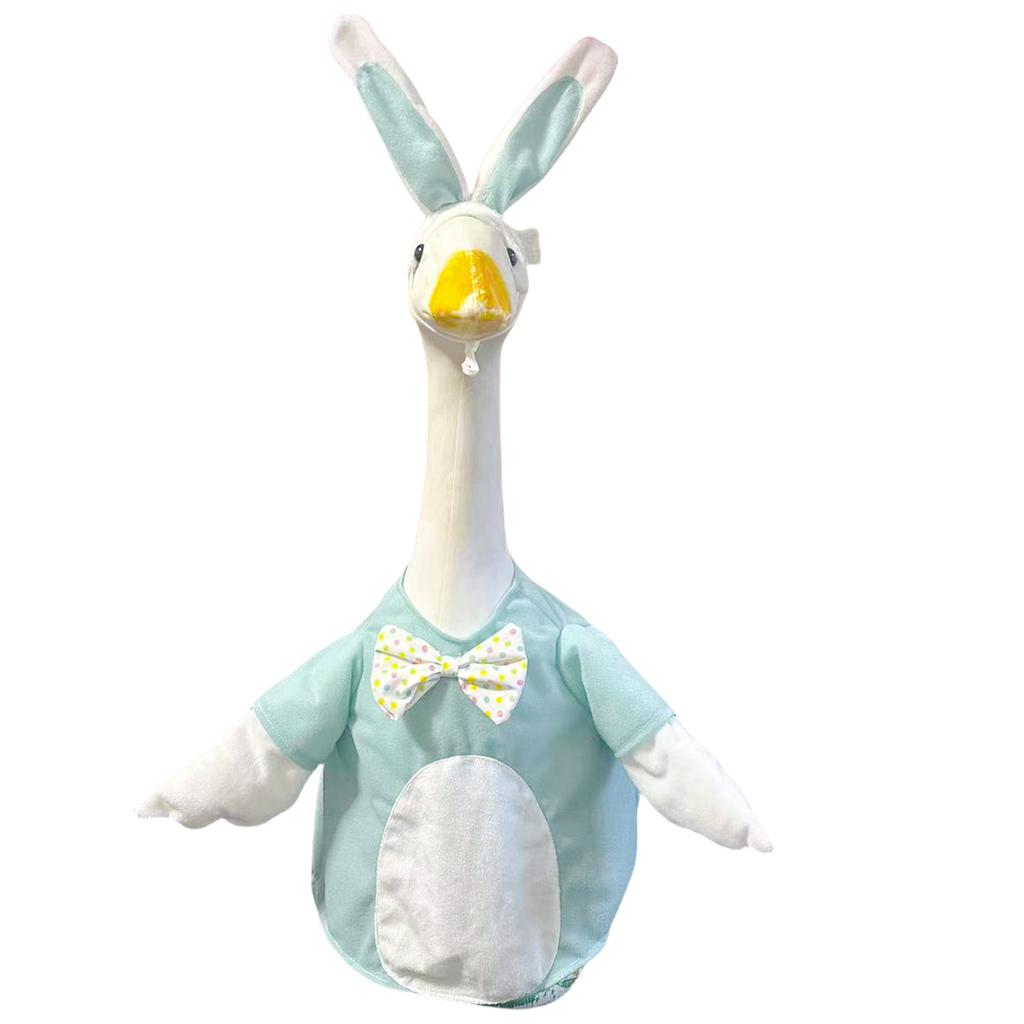 Cute Easter Ear Porch Goose Costume Outdoor Garden Goose Decoration Outfit