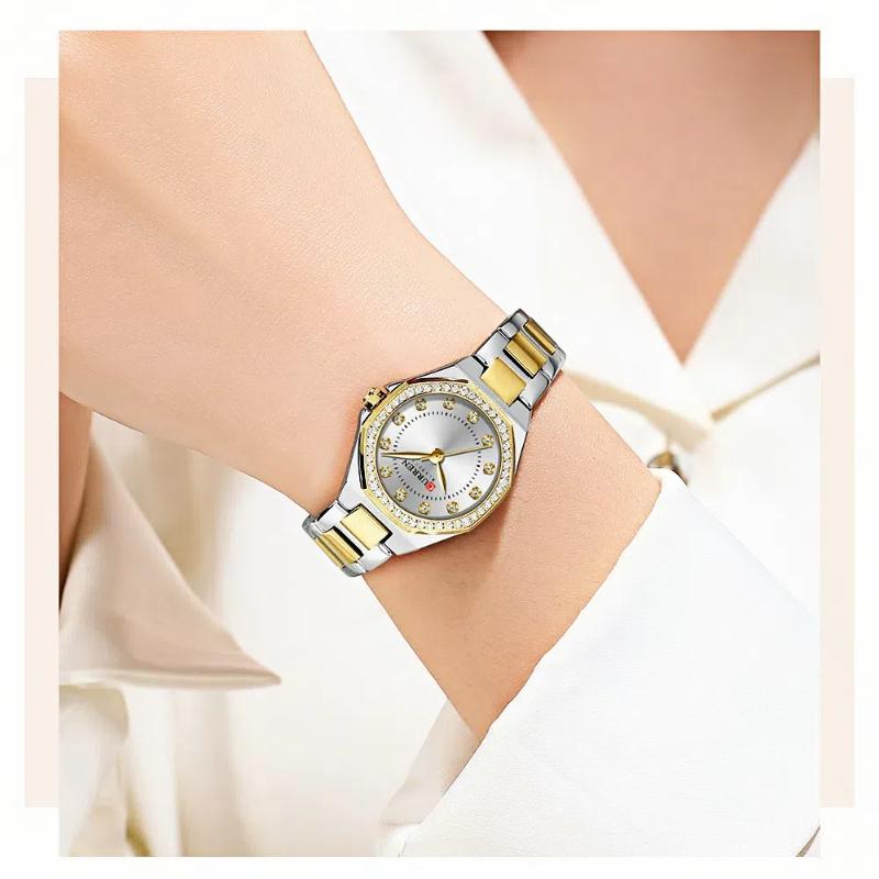 Ladies' Fashion Accessories Diamond Watch Waterproof Women's Light Luxury Quartz Watch Holiday Gift Women's Exquisite Gift Watch