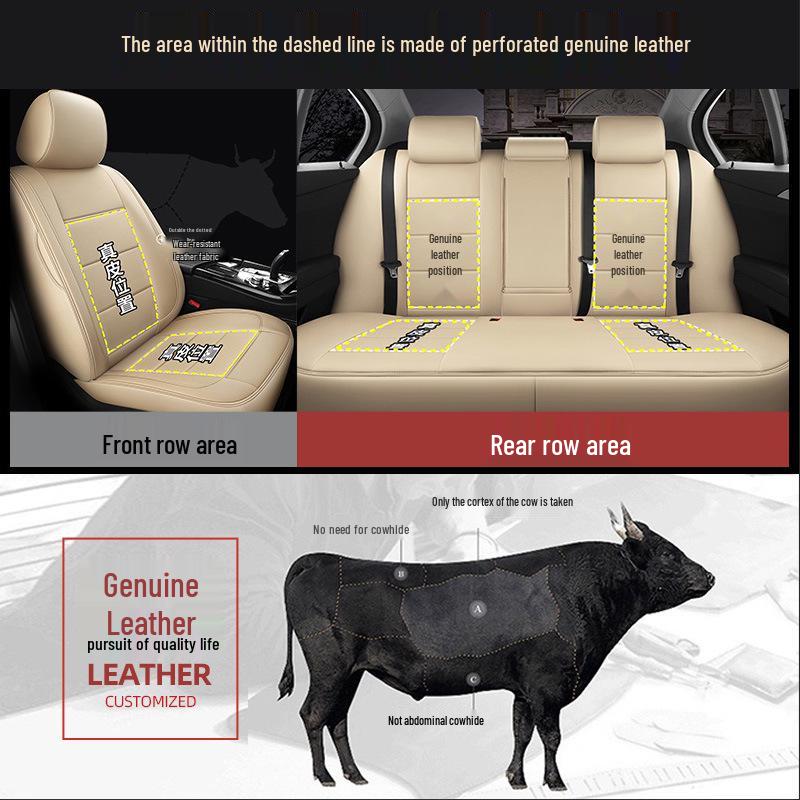 Custom-Made, All-Season, Thicker Car Seat Covers for New and Old Models, Full-Coverage