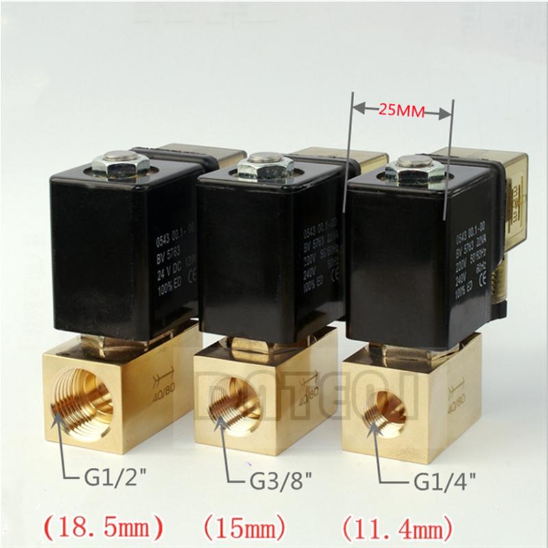 High Pressure Solenoid Valve 2Position 2 Way Normally Closed Pressure 8Mpa Water Valve Air Valve AC220VD JT22-02
