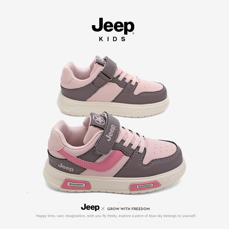 

Jeep Girls Waterproof Leather Skate Shoes - 2025 Autumn/Winter Trend 34 фіолетовий/рожевий