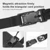Backpack Chest Strap Non-Slip Backpack Shoulder Strap Fixed Belt Adjustable Backpack Sternum Strap for Outdoor Camping Bag