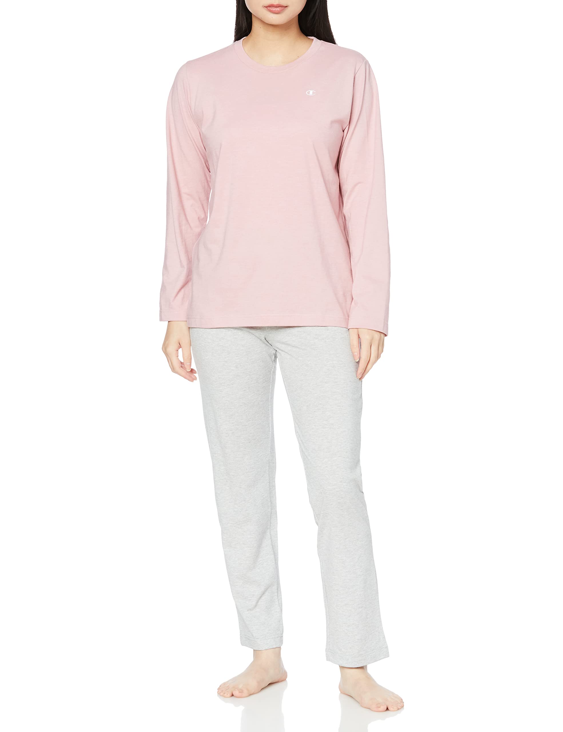 

Champion Pink Jersey Long Sleeves and Pants Women s Loungewear, розовый