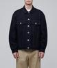 Musinsa Standard Relaxed Denim Trucker Jacket [Deep Indigo]
