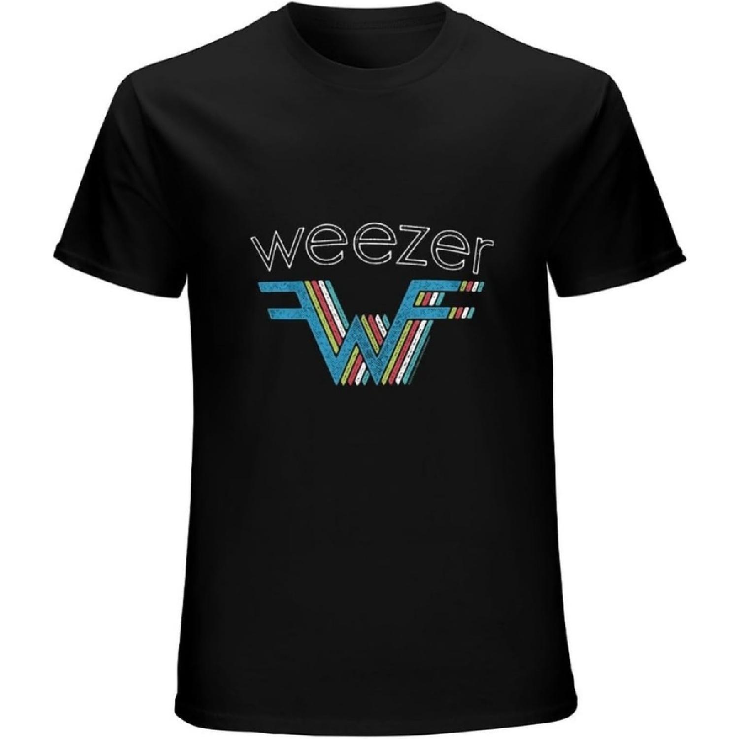Мужская футболка Weezer W Мультиколор Черный Альтернативный Рок Музыкальная Группа S