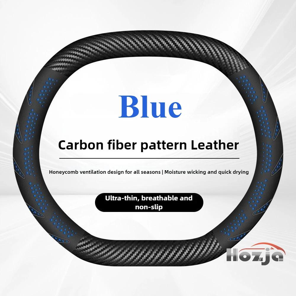 Leather Car Steering Wheel Cover for Opel Mokka GS Grandland Zafira Vivaro 2025 2026 Accessories IJ5