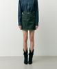 Solteuaenchokollis Sac Non-Faded Denim Skirt Black 4W231Z002