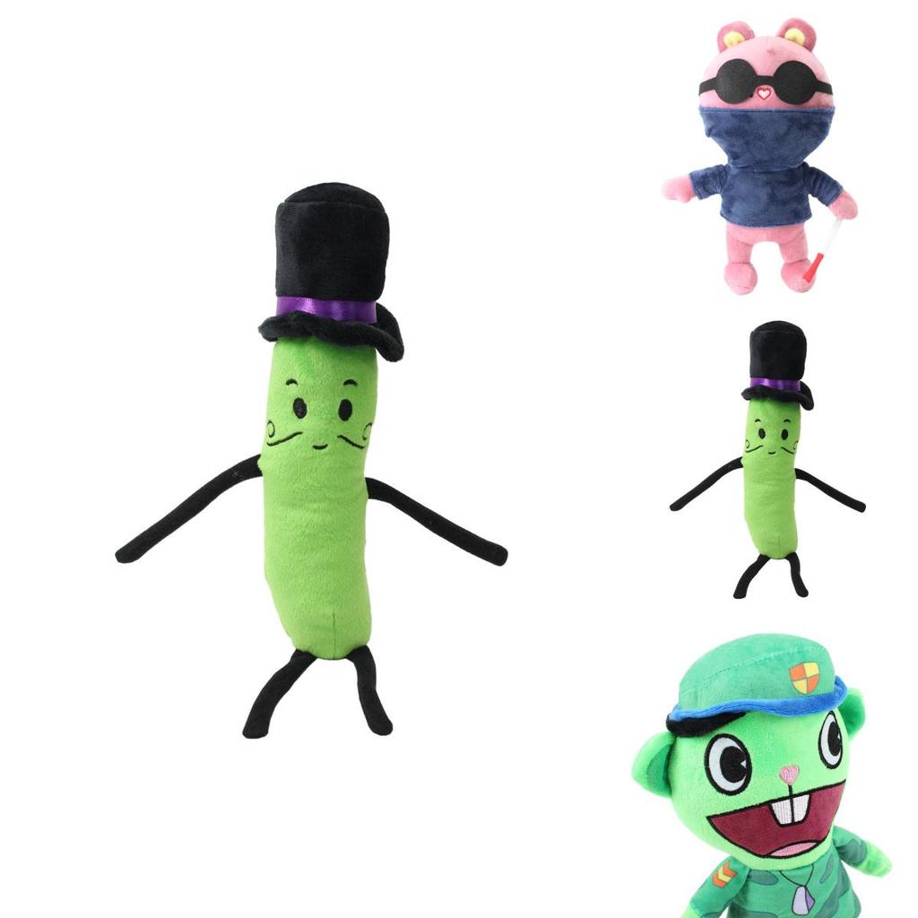 Adorable Flippy Plush Toy Ultra-soft Short Plush Military Bear Happy Tree Friends
