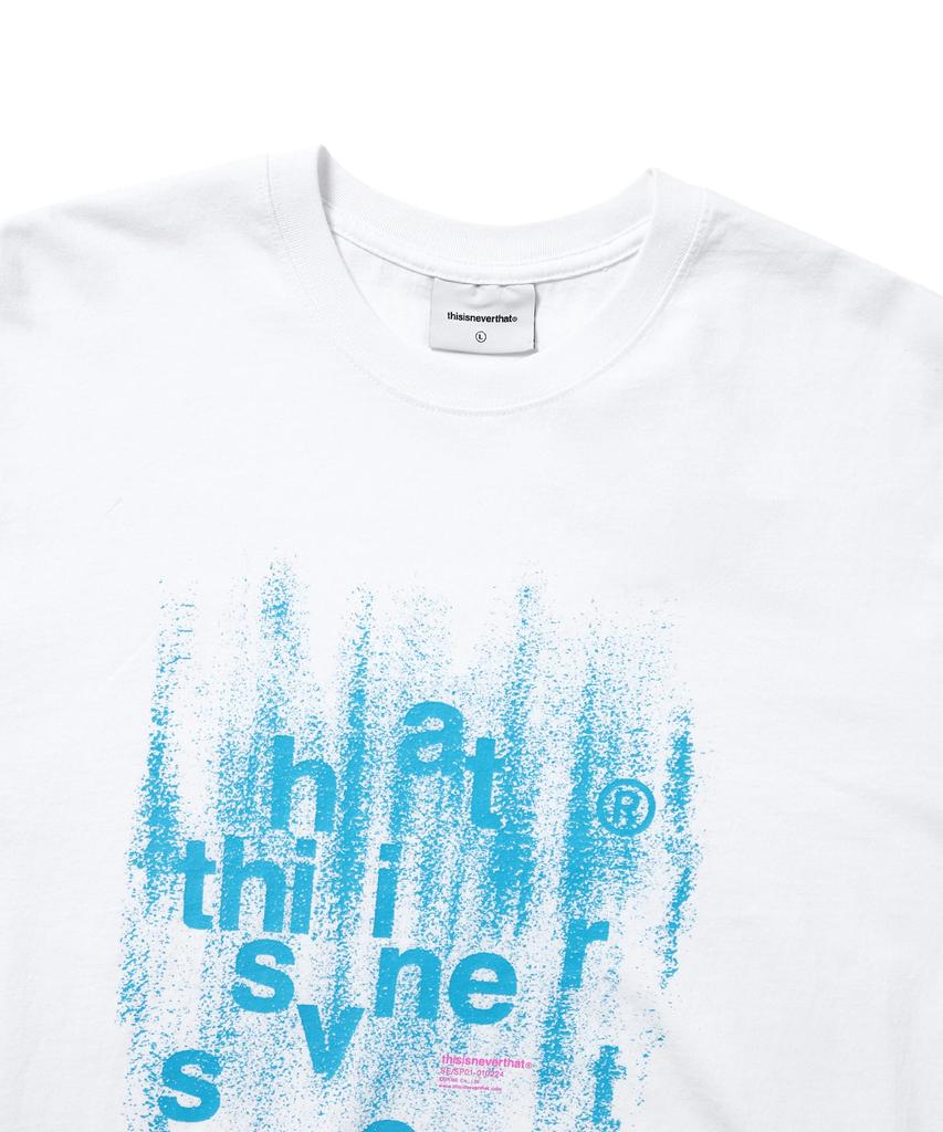 THISISNEVERTHAT (Ss25) Brushed Paint Tee White