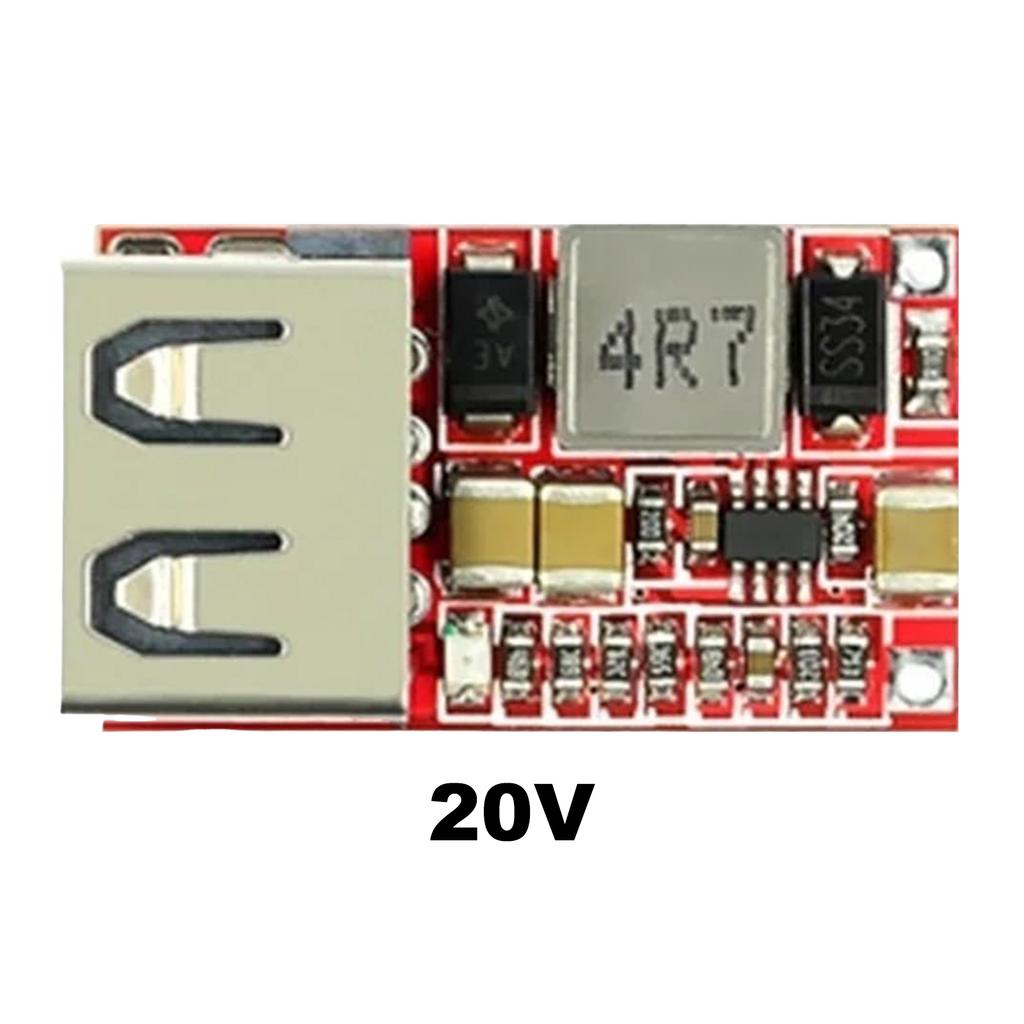 DC-DC Step-Down Module USB-A 6-24V To 5V3A USB Step Down Module Output Charger Steps Downed Power Modules for Voltage Regulation