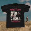 Paris Texas 1984 Pánské tričko, Tričko Wim Wenders, Černé Klasické Tričko Gildan 5000, Streetwear, Harry Dean Stanton
