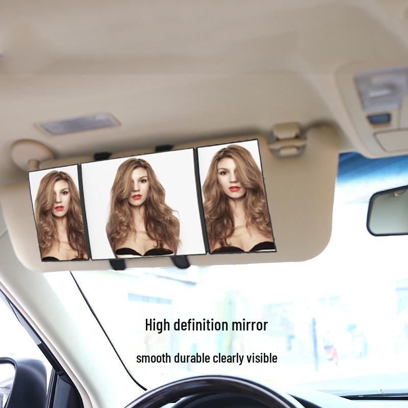 LED Car Sun Visor Makeup Mirror with Vanity Fill Light