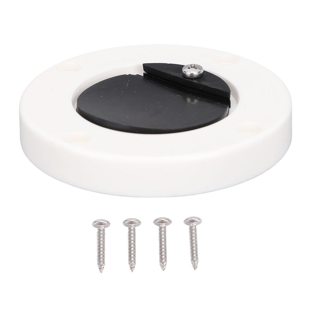 Marine Scupper Valve Prevent Water From Flowing Back Boat Drain Scupper for Ships Yachts RVs White