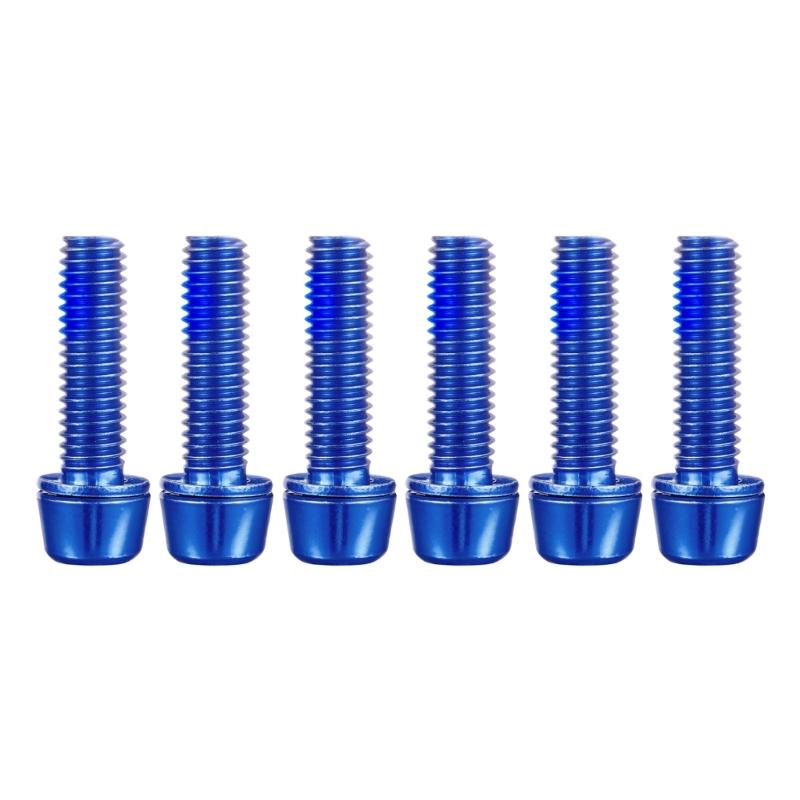 6pcs Multifunctional Bike Disc Brake Pad Bolts Fixing Screws Cycling Accessory for Cycling Maintenance