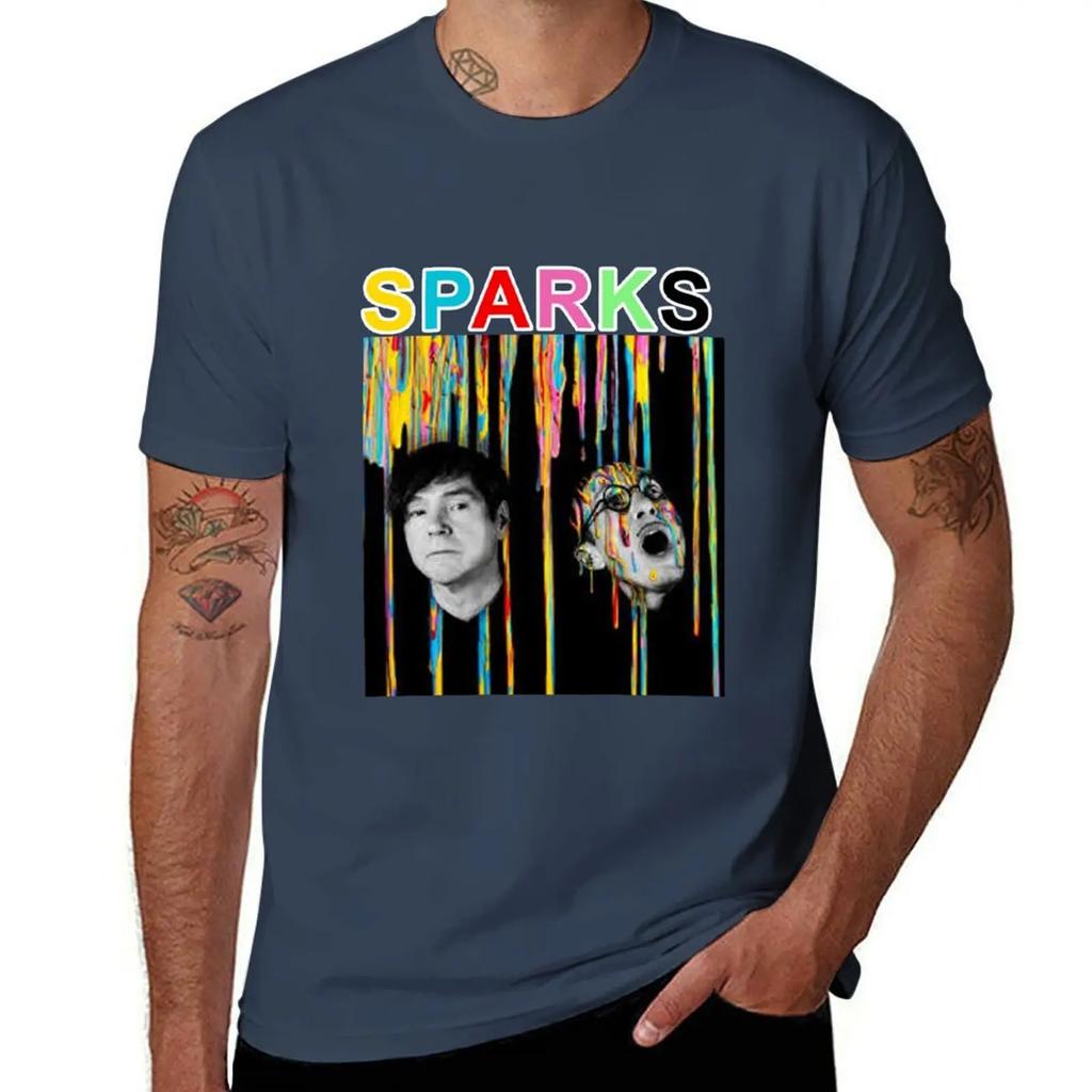 Sparks Band, Funny T-Shirt Anime Cheap Stuff Funny T Shirts Men