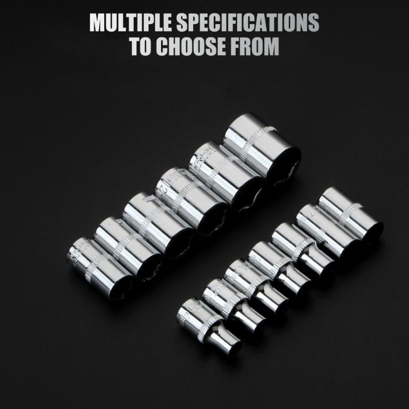 Thin Wall Design Short Socket Set 6 Point Metric 4mm To 14mm Wrench Accessories Furniture Assembly Tool for Tight Space