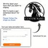 Exquisite Hand Crafted Metal Horse Wall Art Personalized Welcome Sign Housewarming Gift