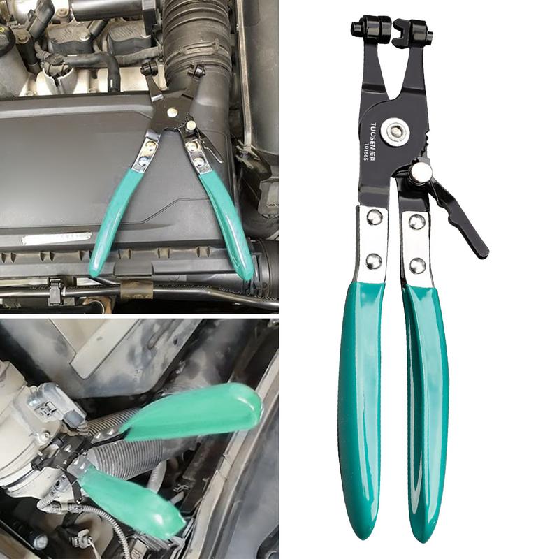 Car Hose Clamp Pliers Remover Tool Long Reach Auto Hose Clamp Puller Elbow/straight Pipe Clamp for Car Exhaust Pipe C Clamp