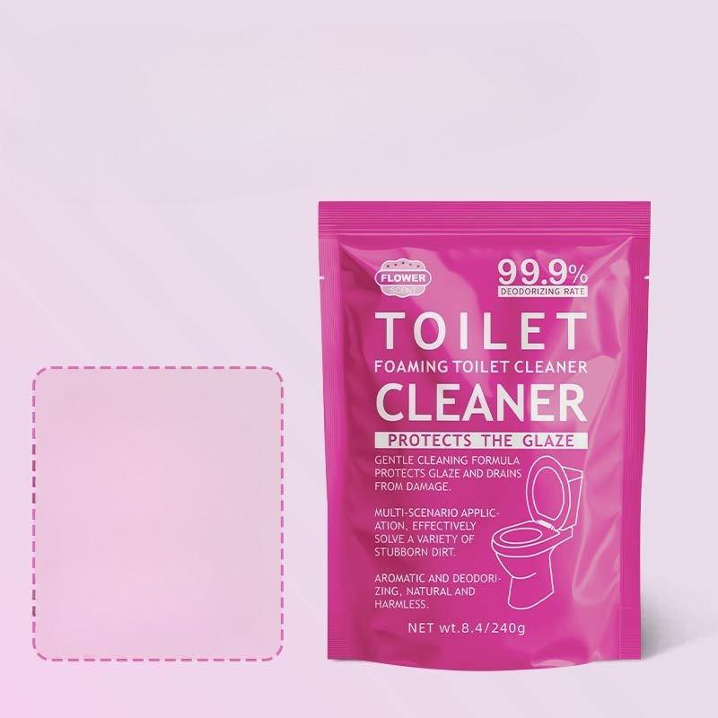 Pó Limpador Espumante para Sanita de RV/Casa - Aroma Floral, Ação de Espuma Rica Dissolve Manchas Difíceis, Elimina Odores e Mantém a Frescura, Desentope Tubagens