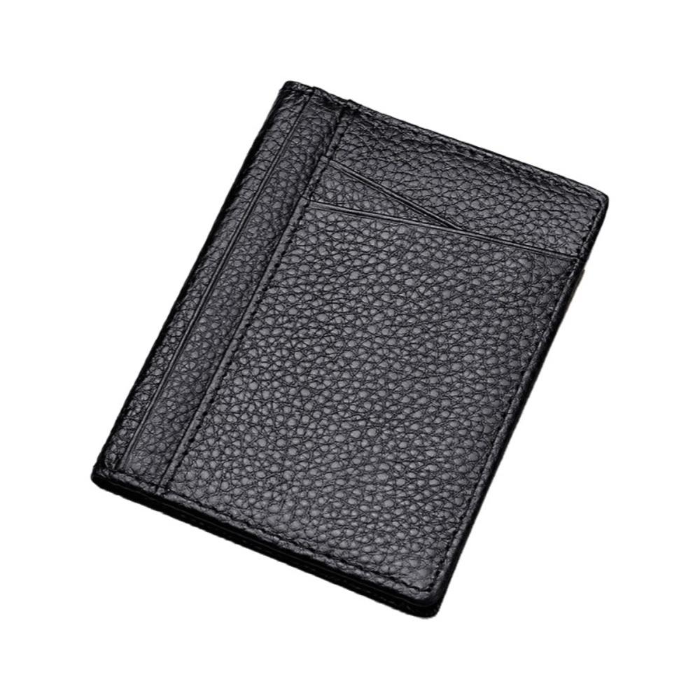 

Кожаный мужской держатель для карт Портативный держатель для ID-карт Креативный держатель для кредитных карт Мужской