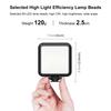 PULUZ Pocket 2500-9000K+RGB Full Color Beauty Fill Light Handheld Camera Photography LED Light (Black)