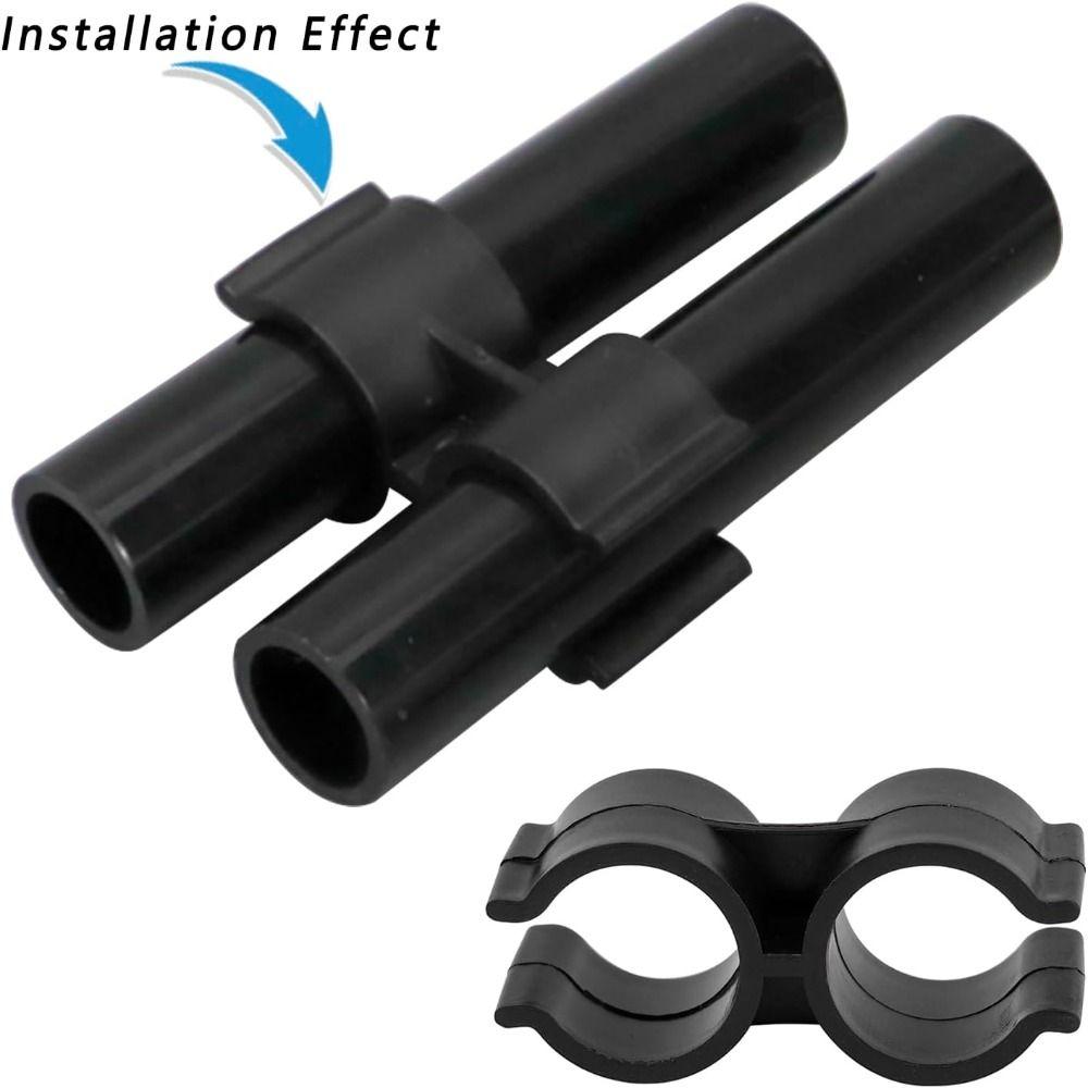 10Pcs 20/25/32mm Dual Pipe Clip Double-ended Tube Clips  Agricultural Irrigation