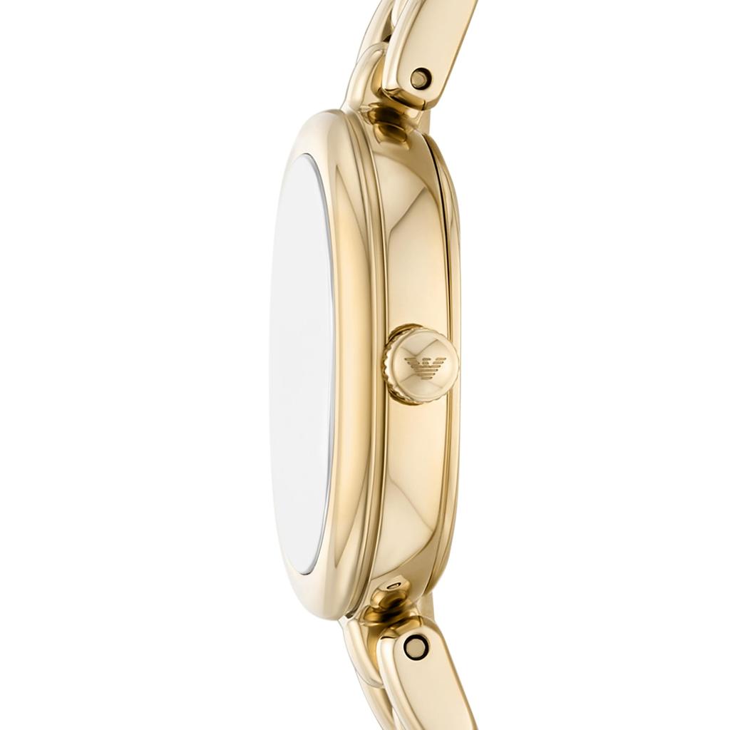 Emporio Armani Stainless Steel AR11721 Women's Two-Hand Gold-Tone Watch,
