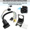 MECMO Multi-Toe 4-Way Flat to 7-Way RV and 4-Way Flat Female End Trailer