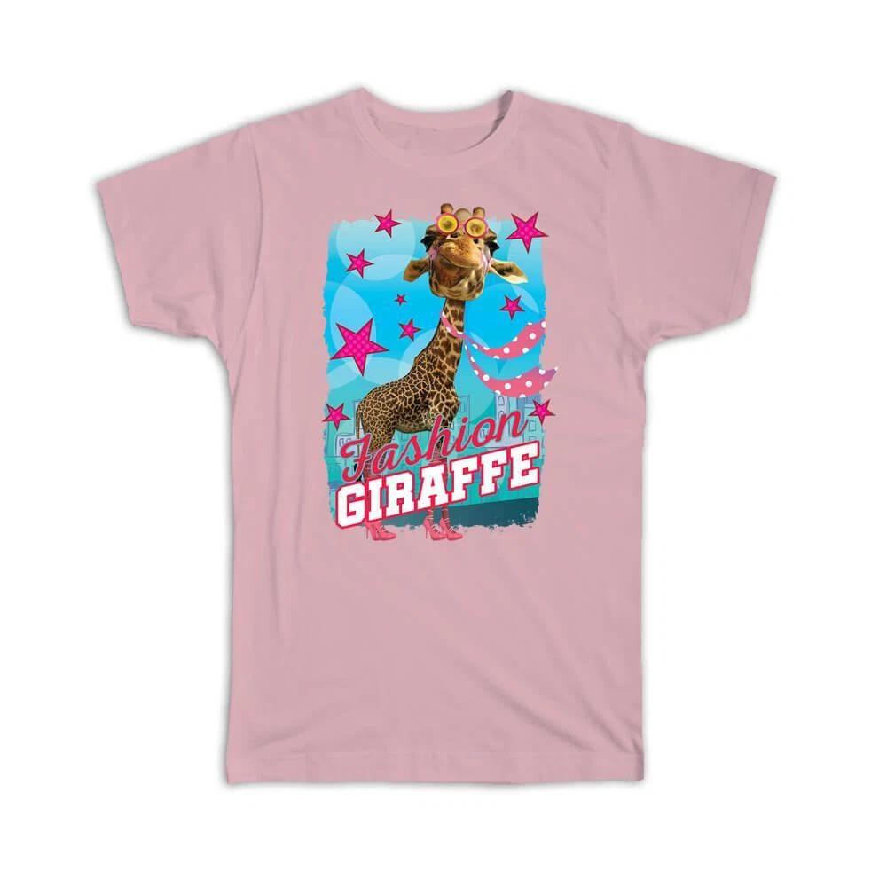 Gift T-Shirt : Giraffe Fashion Funny Nature Wild Animals Wildlife Fauna Safari S