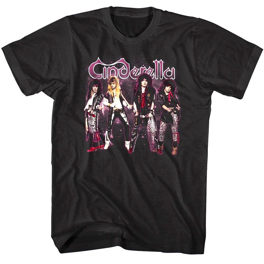 Cinderella Rock Band Mens T Shirt Night Songs Cover Photo Album 80s Glam Concert S