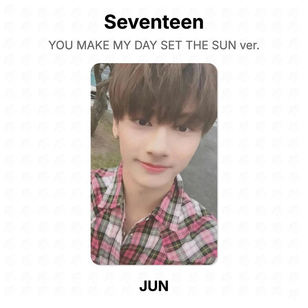 Seventeen YOU MAKE MY DAY SET THE SUN ver. Official Photocard