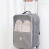Hangable Travel Shoe Organizer Zippered Closure Storage Pouch Portable Folding Shoe Bag  Men Women
