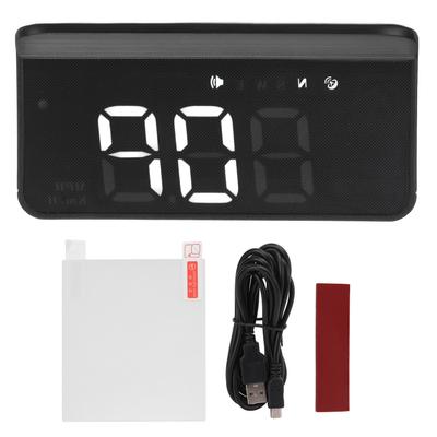 Car HUD Display GPS Speedometer Fatigue Driving Warning KM H MPH Setting Compass for Cars Trucks Bikes Motorcycles