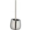 Wenko Toilet Brush with Container Ceramic Matte Silver